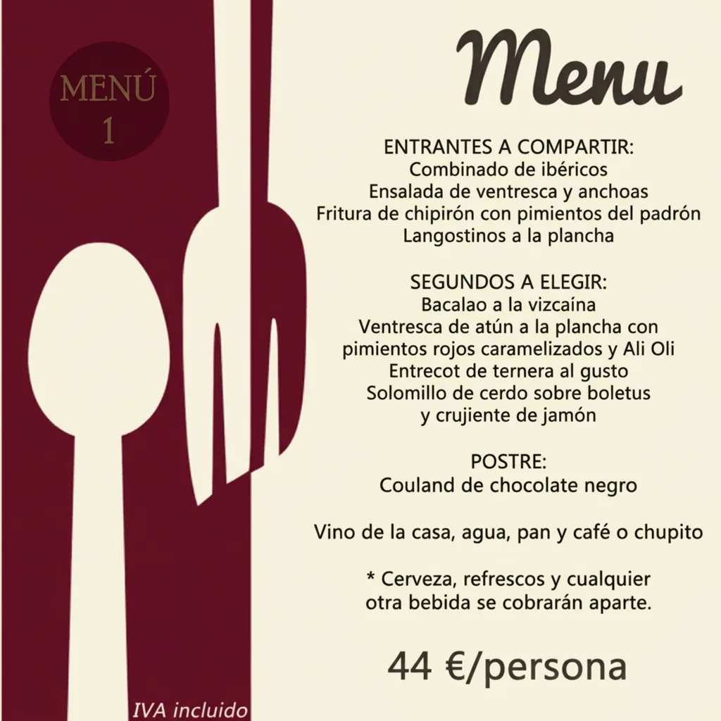 Menú 1