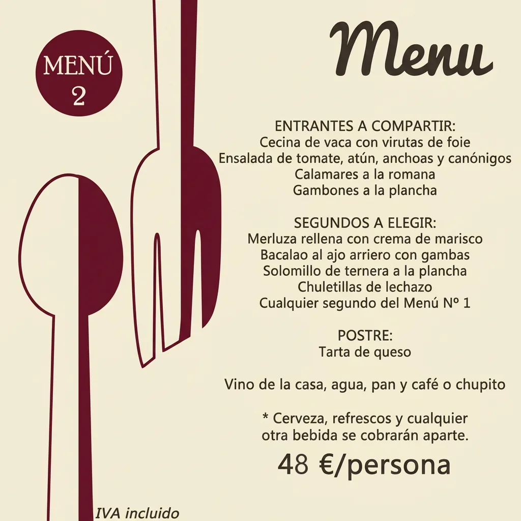 Menú 2